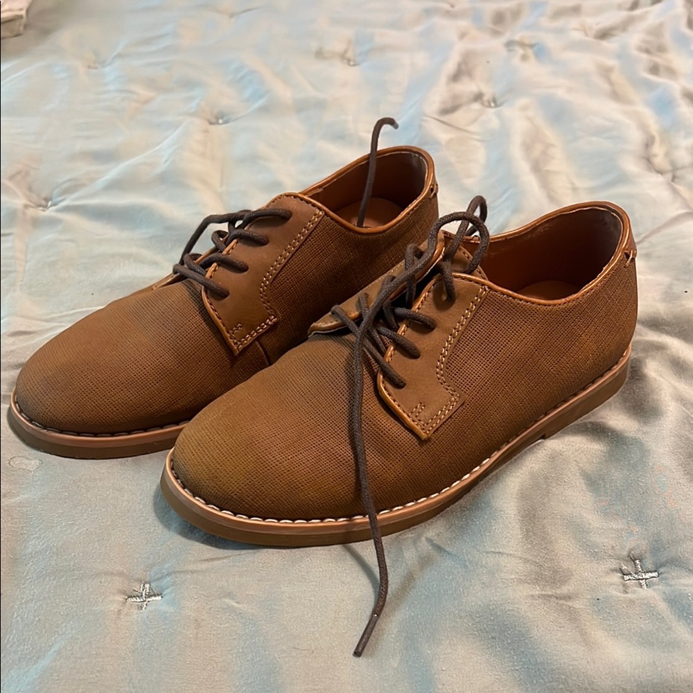 Classic Brown Youth boy Shoes